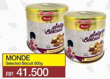 Promo Harga MONDE Selected Biscuit 800 gr - Yogya