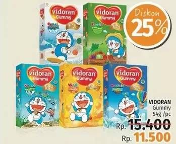 Promo Harga VIDORAN Gummy 10 pcs - LotteMart