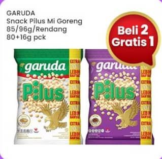 Promo Harga Garuda Snack Pilus Mi Goreng, Rendang Sapi 95 gr - Indomaret