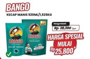 Promo Harga Bango Kecap Manis 520 ml - Carrefour