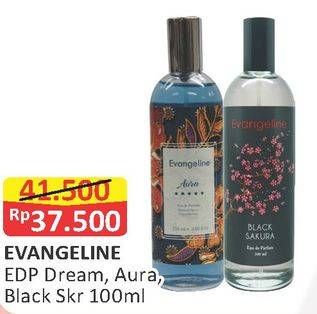 Promo Harga EVANGELINE Eau De Parfume Aura, Dream, Black Sakura 100 ml - Alfamart