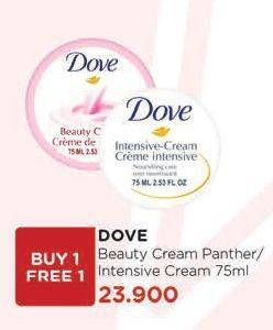 Promo Harga DOVE Beauty Cream Intensive Nourishing, Creme De Beaute 75 ml - Watsons
