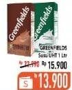 Promo Harga GREENFIELDS UHT Choco Malt, Full Cream 1000 ml - Hypermart