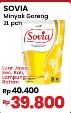 Promo Harga Sovia Minyak Goreng 2000 ml - Indomaret