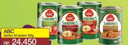 Promo Harga ABC Sardines All Variants 400 gr - Yogya