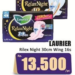 Promo Harga Laurier Relax Night 30cm 16 pcs - Hari Hari