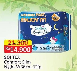 Promo Harga Softex Comfort Slim 36cm 13 pcs - Alfamart