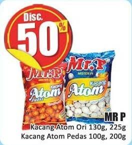 Promo Harga MR.P Kacang Atom Original, Pedas 100 gr - Hari Hari