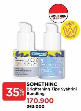 Promo Harga Somethinc Brightening Tips Syahrini Bundling  - Watsons