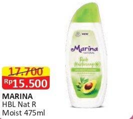 Promo Harga Marina Hand Body Lotion Natural Rich Moisturizing 475 ml - Alfamart