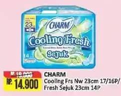 Promo Harga Charm Cooling Fresh  - Alfamart