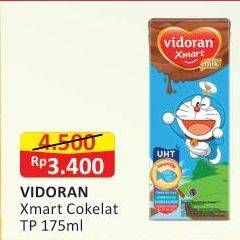 Promo Harga VIDORAN Xmart UHT Coklat 175 ml - Alfamart