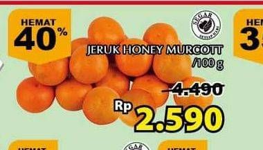 Promo Harga Jeruk Honey Murcot per 100 gr - Giant