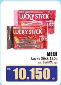 Promo Harga MEIJI Biskuit Lucky Stick 120 gr - Hari Hari