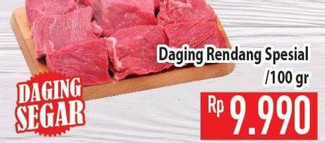 Promo Harga Daging Rendang Sapi per 100 gr - Hypermart