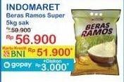 Promo Harga Indomaret Beras Ramos Super 5000 gr - Indomaret