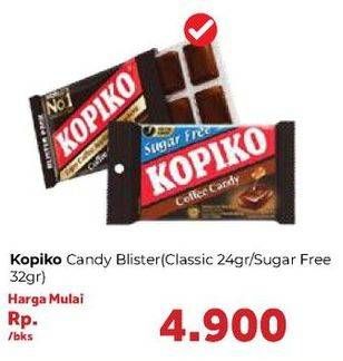Promo Harga KOPIKO Coffee Candy Blister Sugar Free 32 gr - Carrefour
