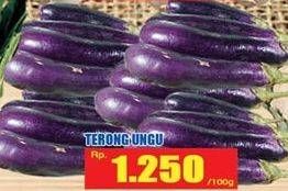 Promo Harga Terong Ungu per 100 gr - Hari Hari