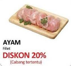 Promo Harga Ayam Fillet per 100 gr - Yogya