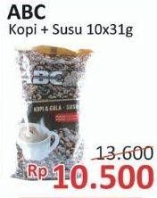 Promo Harga ABC Kopi per 10 sachet 31 gr - Alfamidi