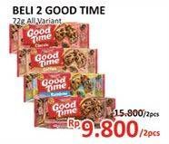 Promo Harga GOOD TIME Cookies Chocochips per 2 pcs 72 gr - Alfamidi