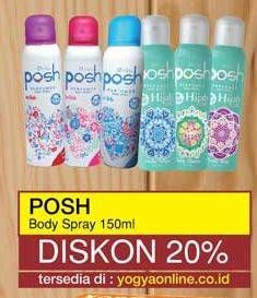 Promo Harga POSH Perfumed Body Spray 150 ml - Yogya