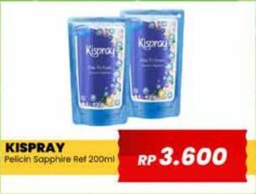 Promo Harga Kispray Pelicin Pakaian Elegante Sapphire 200 ml - Yogya