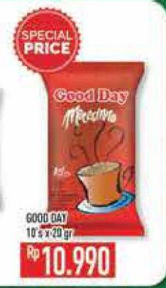Promo Harga Good Day Instant Coffee 3 in 1 per 10 sachet 20 gr - Hypermart