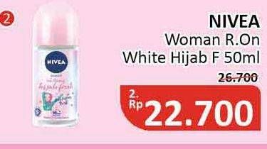 Promo Harga NIVEA Deo Roll On Whitening Hijab Fresh 50 ml - Alfamidi