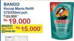 Promo Harga BANGO Kecap Manis 550/575ml  - Indomaret