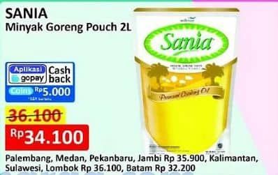 Promo Harga Sania Minyak Goreng 2000 ml - Alfamart