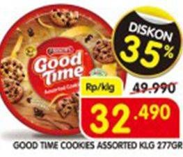 Promo Harga GOOD TIME Cookies Chocochips Assorted Cookies 277 gr - Superindo