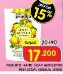 Promo Harga PAQUITO Hand Soap All Variants 375 ml - Superindo