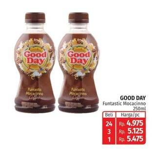 Promo Harga Good Day Coffee Drink Funtastic Mocacinno 250 ml - Lotte Grosir