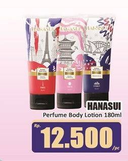 Promo Harga Hanasui Body Lotion Parfume 180 ml - Hari Hari