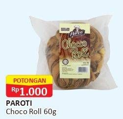 Promo Harga PAROTI Choco Roll 60 gr - Alfamart