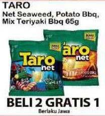 Promo Harga TARO Net Potato BBQ, Seaweed, Mix Teriyaki, Teriyaki Barbeque per 2 pcs 65 gr - Alfamart