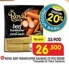 Promo Harga Belfoods Royal Sausages Beef Frankfurter 200 gr - Superindo