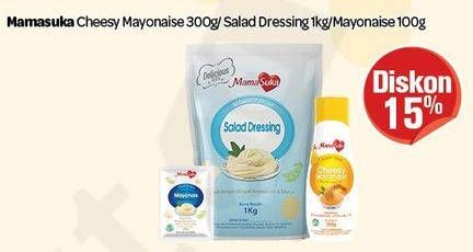 Promo Harga Cheesy Mayonnaise 300g / Salad Dressing 1kg / Mayonnaise 100g  - Carrefour
