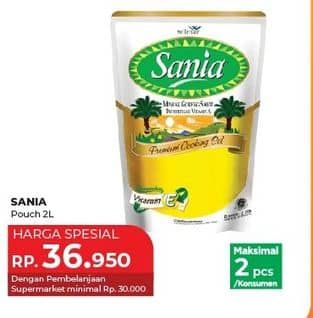 Promo Harga Sania Minyak Goreng 2000 ml - Yogya