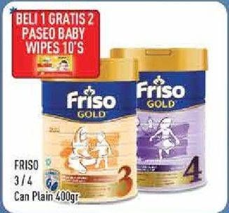 Promo Harga FRISO Gold 3/4 Susu Pertumbuhan 400 gr - Hypermart