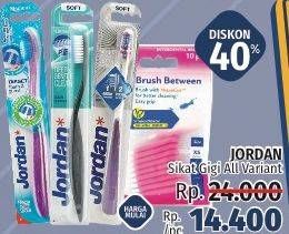 Promo Harga JORDAN Tooth Brush All Variants  - LotteMart
