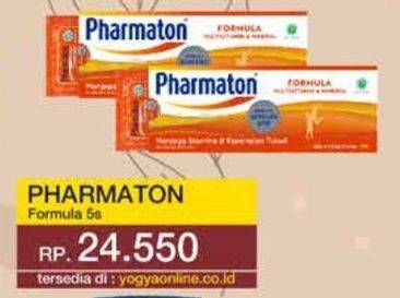 Promo Harga Pharmaton Formula Multivitamin Tablet 5 pcs - Yogya