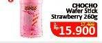 Promo Harga CHO CHO Wafer Stick Strawberry 260 gr - Alfamidi