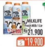 Promo Harga MILK LIFE Fresh Milk 1000 ml - Hypermart