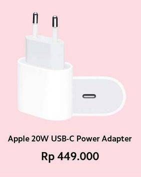 Promo Harga Apple 20W USB-C Power Adapter  - Erafone