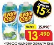 Promo Harga Hydro Coco Minuman Kelapa Original 500 ml - Superindo