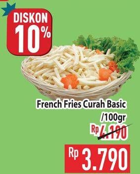 Promo Harga French Fries Curah per 100 gr - Hypermart