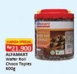 Promo Harga ALFAMART Wafer Roll Cokelat 600 gr - Alfamart