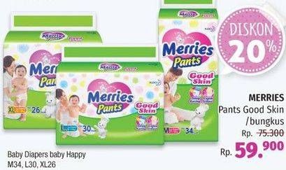 Promo Harga MERRIES Pants Good Skin M34, L30, XL26  - LotteMart